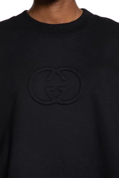 Gucci Interlocking G Sweatshirt In Black