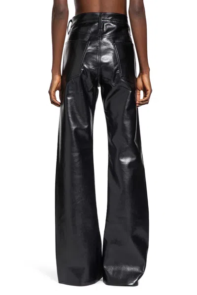 Agolde Kick Boot Recycled Leather-blend Flared Pants In Multi