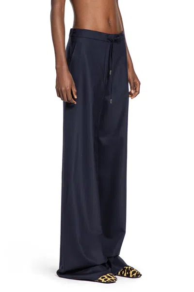 Max Mara Woman Blue Trousers In Blue