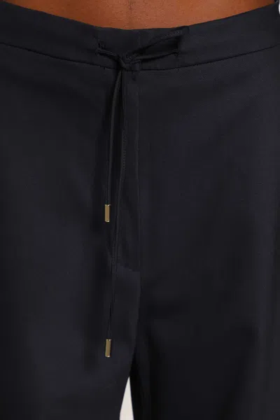 Max Mara Woman Blue Trousers In Blue