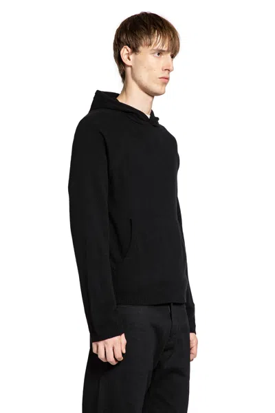 Our Legacy Knitted Hoodie Sweatshirt In Animal Print