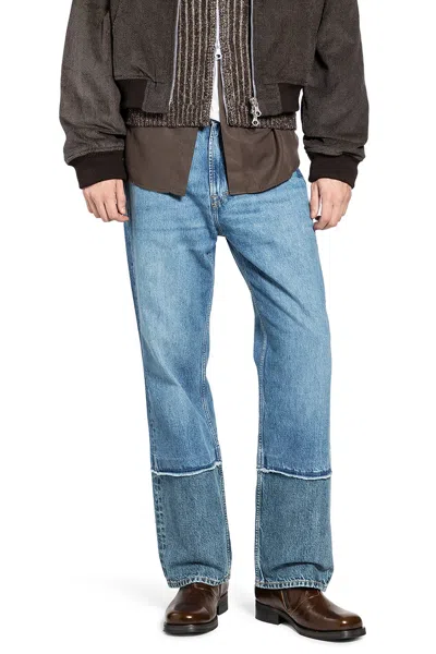 Our Legacy Regular Fit Jeans In Shelly Wash In Blue