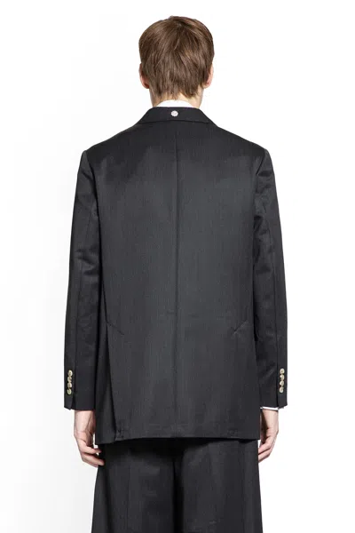 Simone Rocha Double-breasted Blazer With Daisy Embroidery In Multi