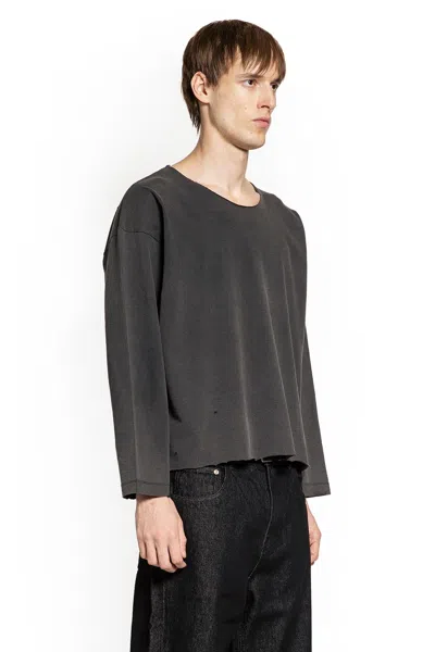 Second / Layer Thrasher Ls Teee In Black