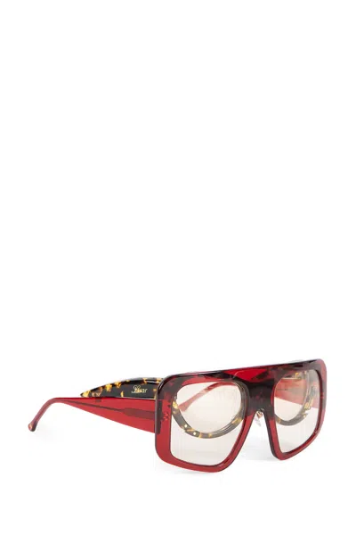 Luar Double Eyewear Sunglasses In Red