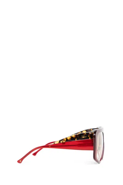 Luar Double Eyewear Sunglasses In Red