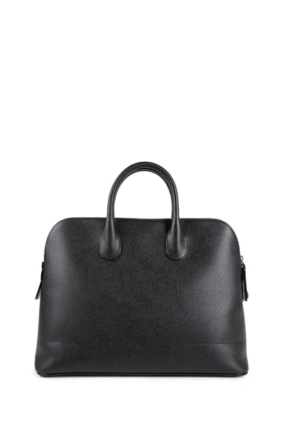 Valextra My Logo Bowling Bag Large In Black