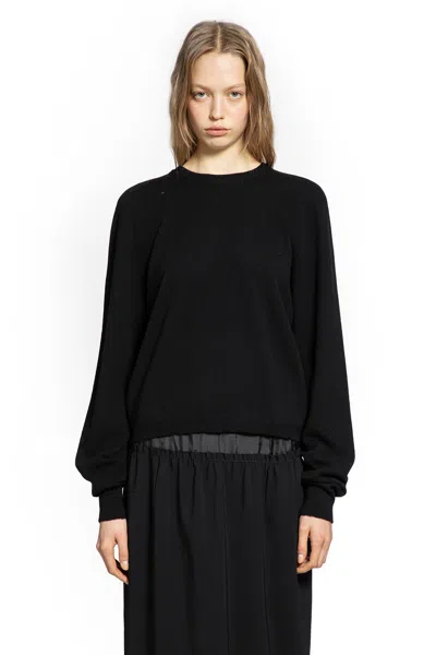 Maison Margiela Wool Sweater In Black