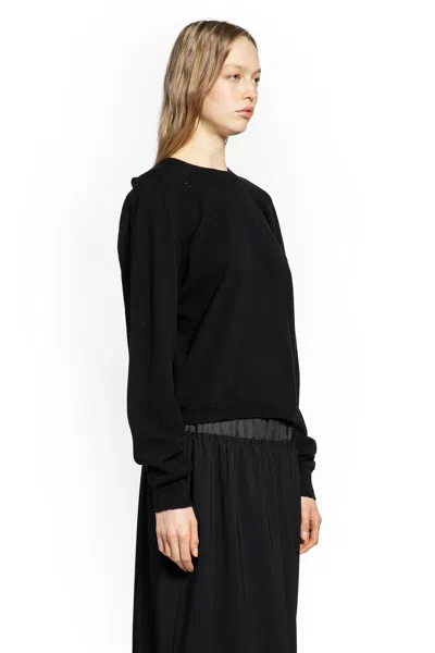 Maison Margiela Wool Sweater In Black