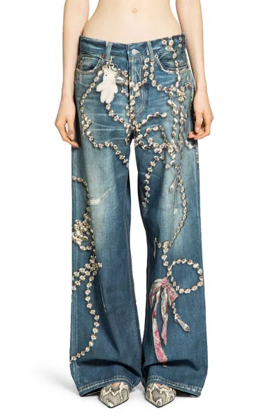 Acne Studios Loose Fit Jeans 1981 In Blue