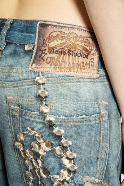 Acne Studios Loose Fit Jeans 1981 In Blue