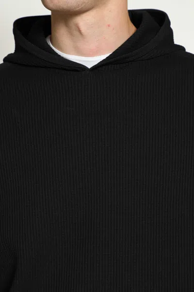 Laminar Honeycomb Cotton Jersey In Black