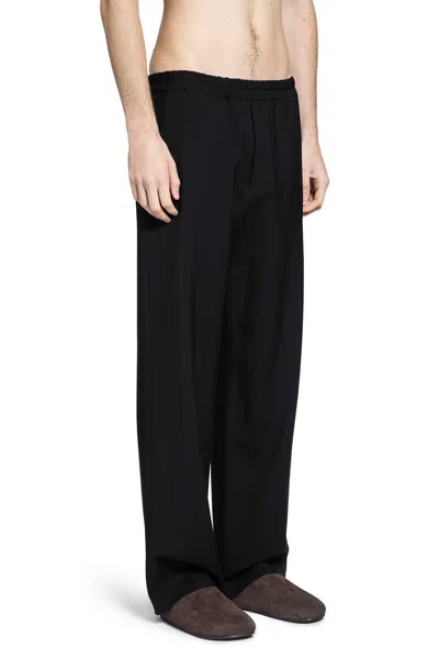 The Row Ari Pant In Wool In Black