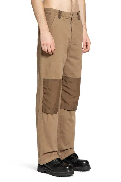 Oamc Peacemaker Workwear Pants In Brown