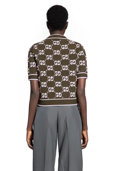 Gucci Wool Sweater Featuring Embroidered Design In Multi