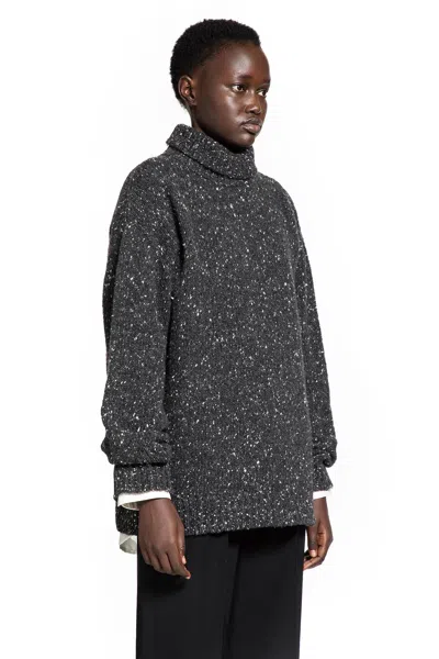 The Row Balzac Turtleneck In Cashmere In Gray