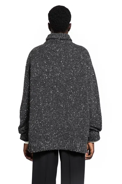 The Row Balzac Turtleneck In Cashmere In Gray