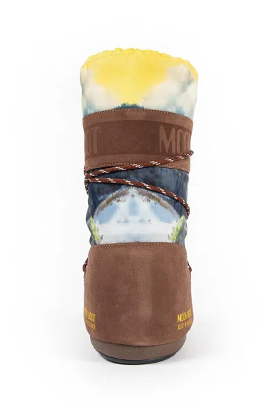 Moon Boot X Guest In Residence Postcard Icon High Boots In Brown