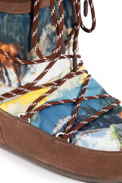 Moon Boot X Guest In Residence Postcard Icon High Boots In Brown