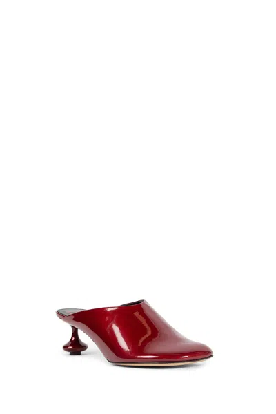 Loewe Toy 45 Mules In Red