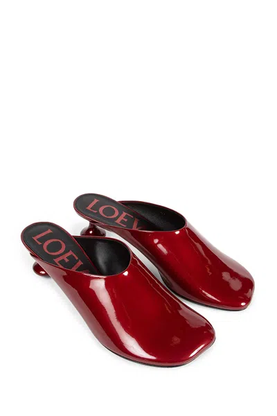 Loewe Toy 45 Mules In Red
