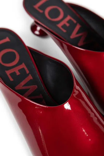 Loewe Toy 45 Mules In Red
