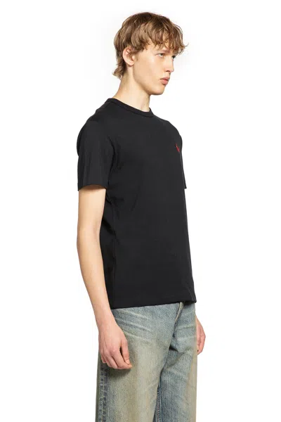 Polo Ralph Lauren Cotton Jersey T-shirt Custom Slim-fit In Black