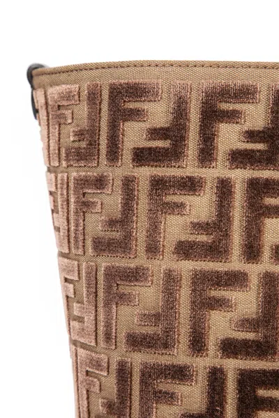 Fendi Roll Lage Tote Bag In Brown