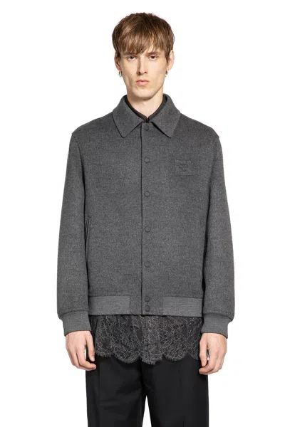 Fendi Wool Bomber Jacket In Multi