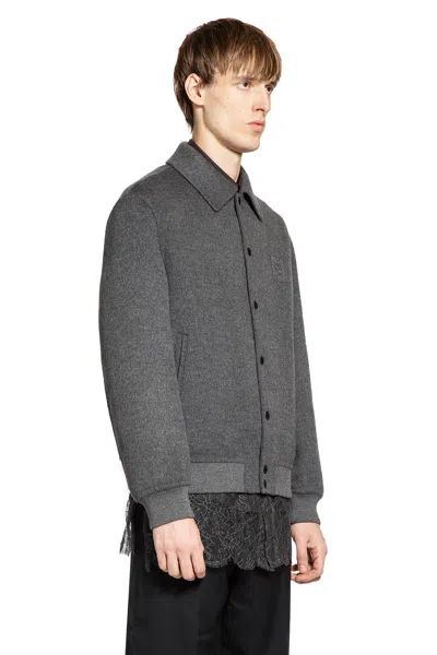 Fendi Wool Bomber Jacket In Multi