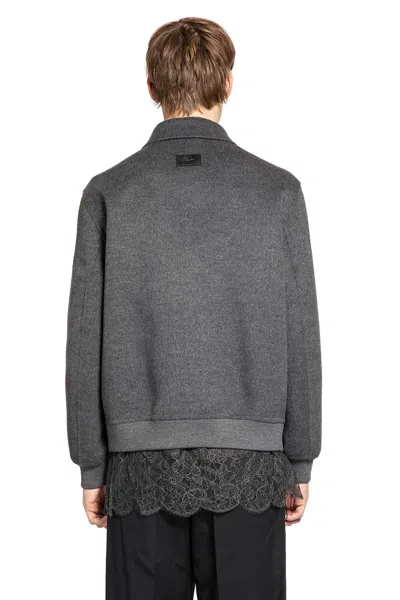 Fendi Wool Bomber Jacket In Multi