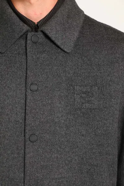 Fendi Wool Bomber Jacket In Multi