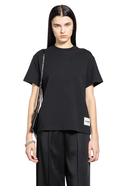Jil Sander 3 Pack Short-sleeved T-shirt Set In Black