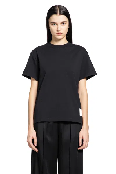 Jil Sander 3 Pack Short-sleeved T-shirt Set In Black