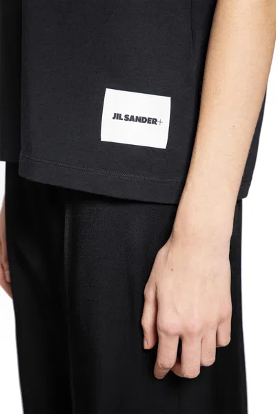Jil Sander 3 Pack Short-sleeved T-shirt Set In Black