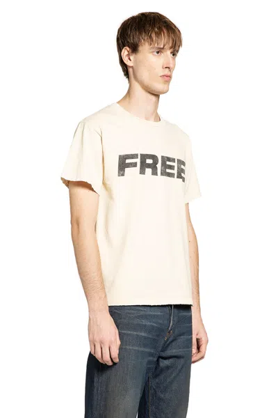 Gallery Dept. Free Archival White T-shirt In Multi