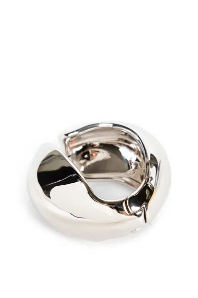Coperni C-logo Bangle In Silver
