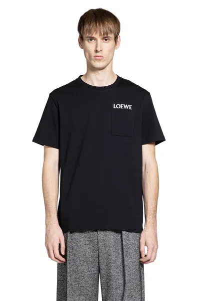 Loewe Logo-embroidered Cotton-jersey T-shirt In Multi