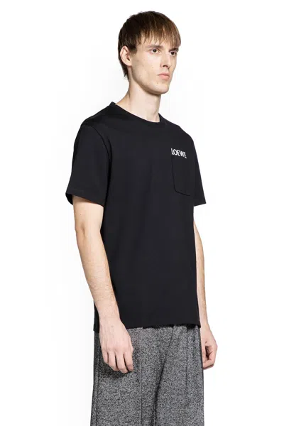 Loewe Logo-embroidered Cotton-jersey T-shirt In Multi