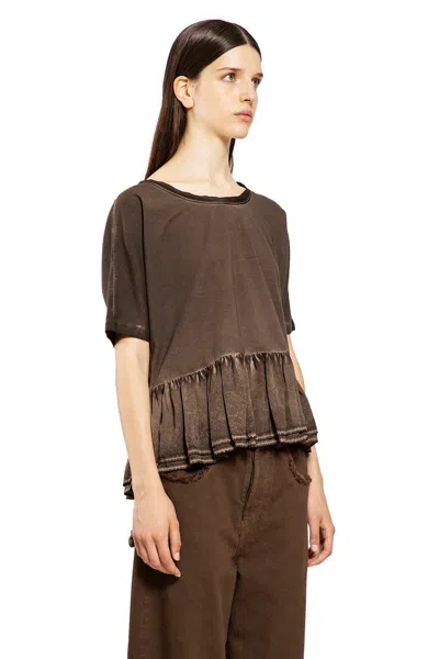 Uma Wang Brown Jersey Todi T-shirt