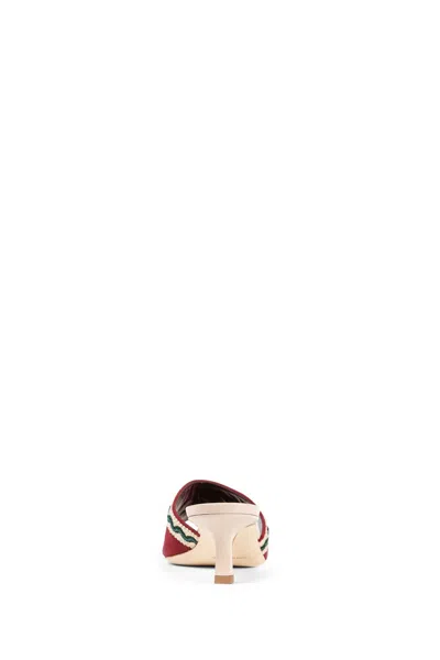 Manolo Blahnik 50mm Marebis Embroidered Kid Suede Mule Sandals In Multi