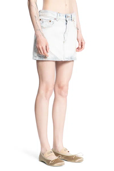 Mm6 Maison Margiela Woman Blue Skirts In Blue