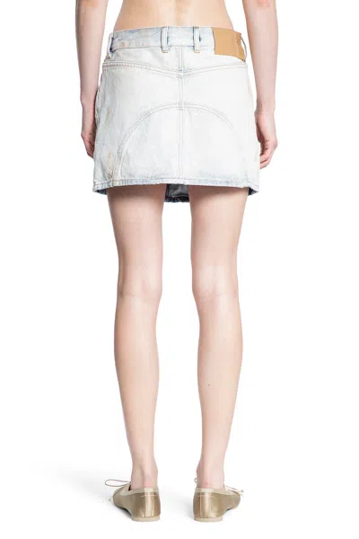 Mm6 Maison Margiela Woman Blue Skirts In Blue