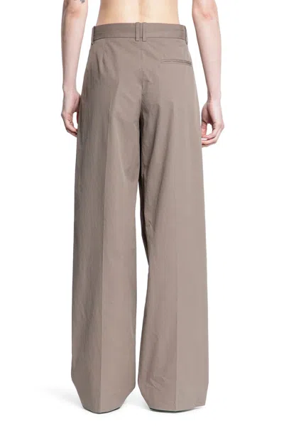 The Row Alfidis Pants In Cotton In Brown