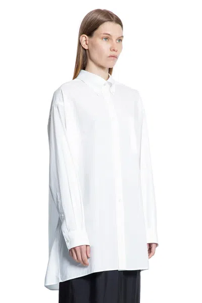 The Row Victoria Shirt In Cotton In Blue