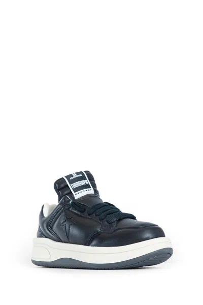 Rick Owens Drkshdw Converse Collaboration Turbowpn Ox Sneakers In Black