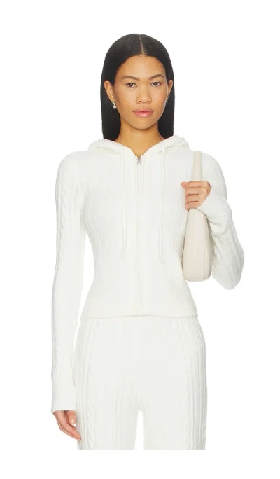 Wellbeing + Beingwell Hoodie Rorie In White