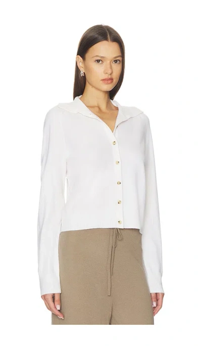 Vince Polo-cardigan Mit Knöpfen In Brown