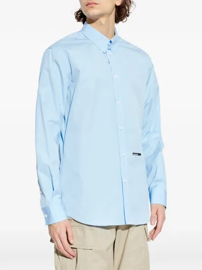 Dsquared2 Logo-plaque Shirt In Multi