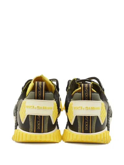 Pre-owned Dolce & Gabbana Ns1 Lace-up Sneakers In Black